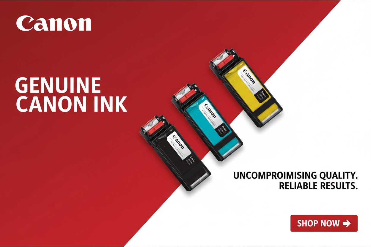 Banner Tintas Canon