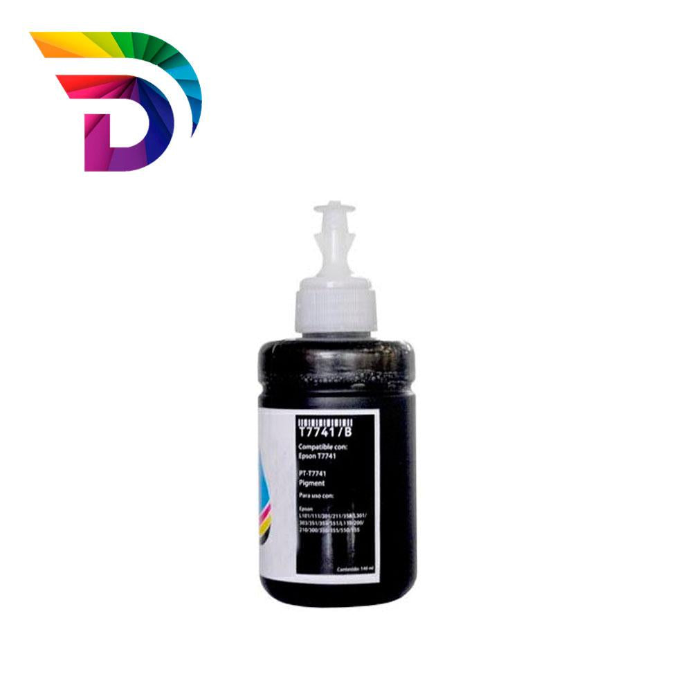 Botella Tinta compatible Dayma para EPSON T7741 Negra 140ml.